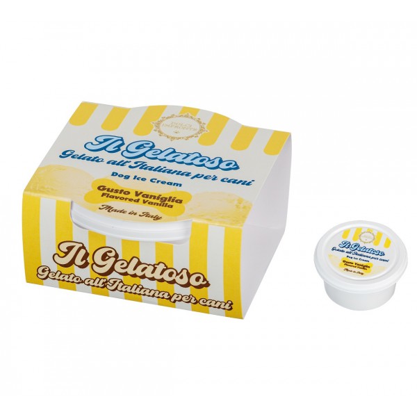 Dolci Impronte - Ice cream for dogs - Vanilla flavor - 40gr -