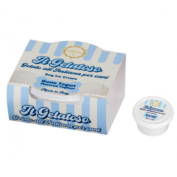 Dolci Impronte - Gelato per cani - Aroma Yogurt- 40gr