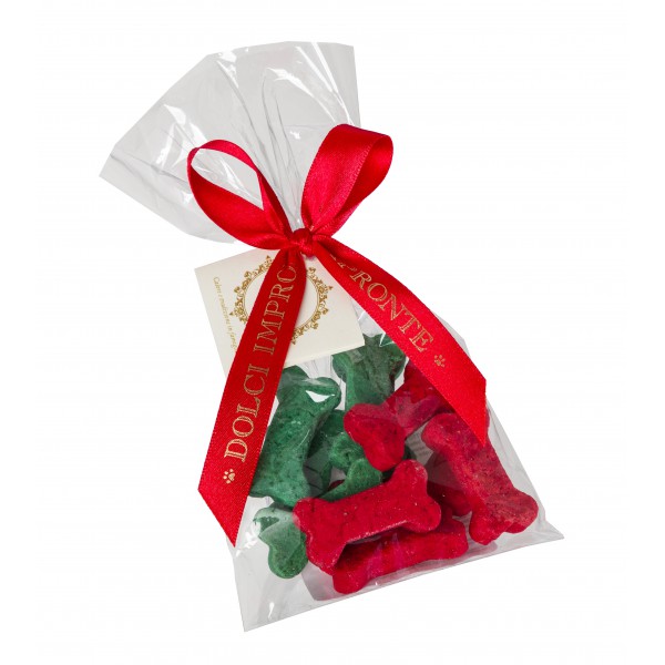 Dolci Impronte  Confezione 10 Sacchetti - Biscotti Natale  - 80g cad