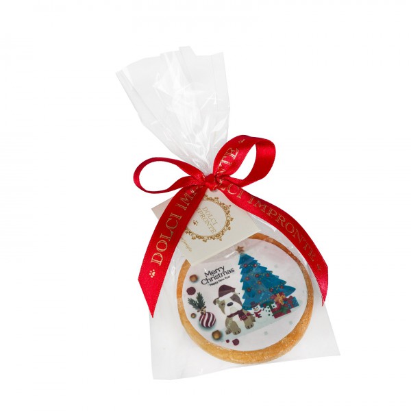 Dolci Impronte - Biscotto Con Stampa Alimentare  Merry Christmas - 50g  Variante 1