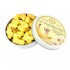 Dolci Impronte - Dog Treats Herbal - Package of 12 Tin Boxes 36gr- Relaxing with chamomile flowers and banana