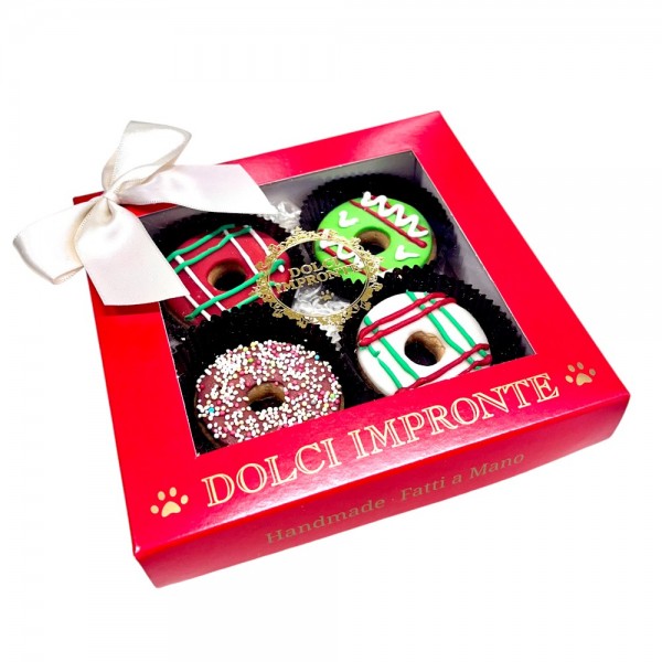 Dolci Impronte - Xmas Mini Donuts in scatola 55 gr - Limited Edition