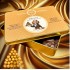 Dolci Impronte - Trilogy Collection Délices Prêt à manger - Shortbread Pralines -  Gold Tin Box 150g -