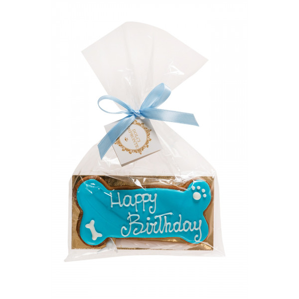 Dolcimpronte - Birthday Bone Azzurro - 72 gr ( ASL Prot.0088901/16)